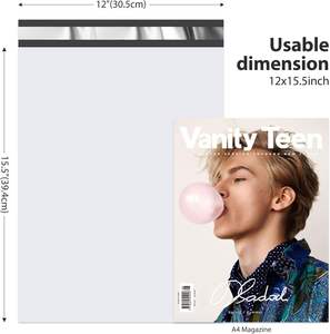 <span class=keywords><strong>Sac</strong></span> d'emballage en PE de bonne qualité en gros, auto-adhésif, logo personnalisé, <span class=keywords><strong>sac</strong></span> d'expédition transparent imperméable pour la <span class=keywords><strong>livraison</strong></span> de commerce électronique - Product Image 5