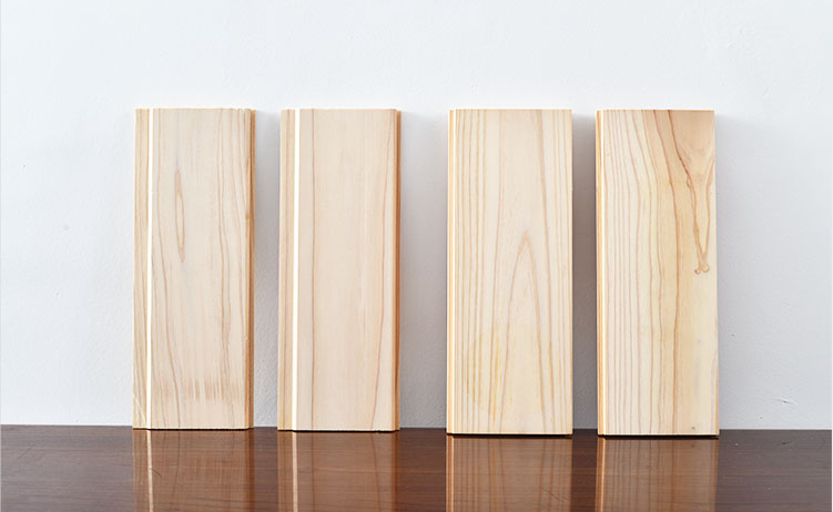 Paineis Japoneses - Premium Hinoki Wood Flooring Veneer