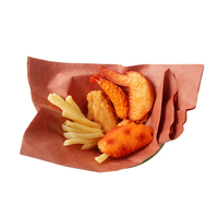 Rouleau de papier de boucher imprimé Sublimation biodégradable étanche Barbecue papier Kraft pour emballer la viande
