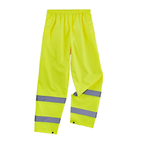 Pantaloni da Lavoro ad Alta Visibilità in Rete con Nastro Riflettente