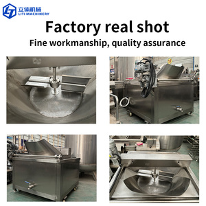 Friteuse à gaz électrique ronde pour frites industrielles, <span class=keywords><strong>machine</strong></span> à pommes de terre, oignons, snacks commerciaux - Product Image 3