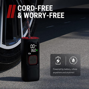 Compresseur d'air pour voiture Gonfleur de <span class=keywords><strong>pneu</strong></span> pour voiture Pompe à usage intensif Gonfleur de <span class=keywords><strong>pneu</strong></span> Pompe gonflable Poids léger Portable 12V Max Moto - Product Image 5