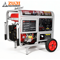 Générateur à essence ZUJI 15000TE 8,5 kW à double tension, démarrage électrique, 230 V/400 V, moteur en cuivre pur, puissance nominale 8,5 kW, puissance maximale 10 kW, réservoir de carburant de 20 L