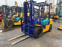 Chariot élévateur diesel Komatsu FD30 d'occasion avec système hydraulique, capacité de 3 tonnes, à vendre