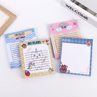 Bloc de Notas Autoadhesivas Personalizables con Dibujos Animados, para Lectura y Clasificación de Archivos, Venta al por Mayor