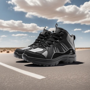 <span class=keywords><strong>Botas</strong></span> de Trabajo y Senderismo para Invierno, Color Negro y Gris, de Media Caña, con Soporte y Protección para el Tobillo, Ideales para Clima Frío y Nieve - Product Image 4