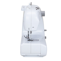 VOF FHSM-702 Nouvelle machine à coudre électronique portable à point noué, 30 motifs de points, pied marcheur, plateforme plate, moteur, pour usage domestique