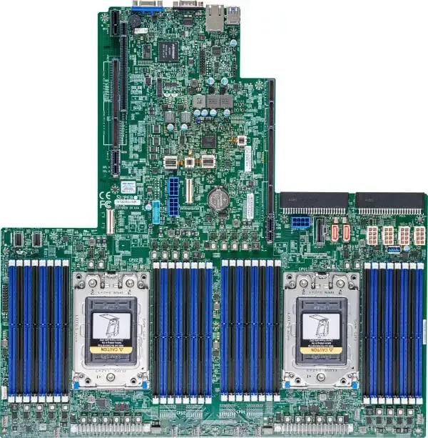 Refurbished H12DSU-iNR E ATX Server Motherboard DDR4-3200MHz EPYC 7003/7002 Series Processor SATA Integrated Graphics Four