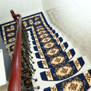 Customized New Design anti slip indoor adhesive polyester stair tread carpet Maty - Product Image 6