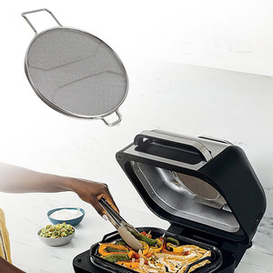 Accessoires de remplacement pour écran anti-éclaboussures en acier inoxydable, compatibles avec les grills <span class=keywords><strong>d</strong></span>'<span class=keywords><strong>intérieur</strong></span> Nin-ja IG600 / IG601 / IG651 - Product Image 1