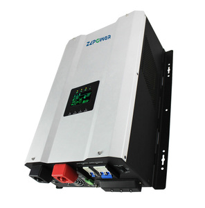 อินเวอร์เตอร์พลังงานแสงอาทิตย์แบบคลื่นไซน์บริสุทธิ์เดี่ยว ZZPO WER GS ซีรีส์ 4kw 5kw 6kw  รับไฟเข้า 12VDC/24VDC  จ่ายไฟออก 230VAC  ประสิทธิภาพ 98% - Product Image 2