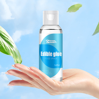 Prix de gros Colle comestible et décoration transparente de qualité alimentaire pour gâteau Adhésif non toxique Artisanat comestible Confiserie 50ml