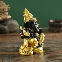 Éléphant indien bouddha Ganesha Sculpture seigneur Ganesha idole Statue résine artisanat dieu hindou Figurine