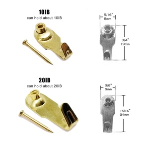 80 Cái/hộp Khung Tranh Sơn Dầu Hình Ảnh Kim Loại Thép Cường Độ Cao Bộ Các Loại Móc Treo Tường Bằng Gỗ Cứng - Product Image 4