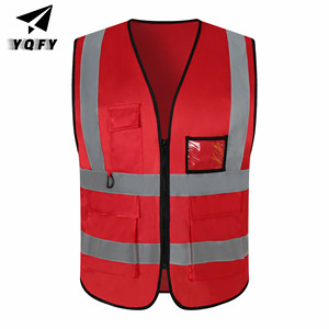 2025 all'ingrosso gilet di sicurezza riflettente giallo di alta qualità per il <span class=keywords><strong>lavoro</strong></span> volontario <span class=keywords><strong>abbigliamento</strong></span> riflettente Premium - Product Image 4