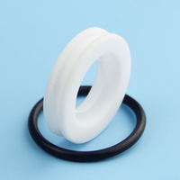 Joints toriques PTFE OEM pour compresseur, joint d'étanchéité pour arbre de compresseur, bague de piston de pompe à air, haute précision, pression 0-40Mpa, température -55°C +260°C
