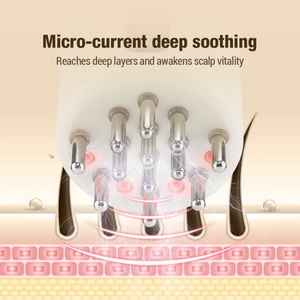 Peine de masaje capilar con microcorriente EMS y vibración, aplicador de líquido para el cabello de 15 ml, peine aplicador de suero/aceite para el crecimiento del cabello - Product Image 6