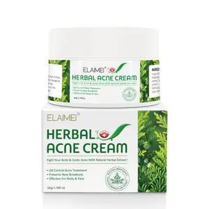 Natural Herbal Acne Removal Facial Whitening Cream Skincare Moisturizing Pimples and Dark Spot Remover Oil Control Ginseng Cream