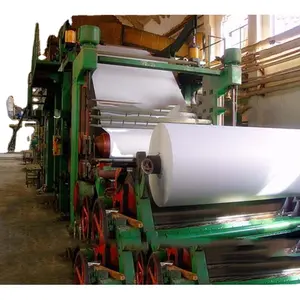 Sugarcane Bagasse. Bamboo as Raw Material 1880mm Photocopy Printing Paper Making Machine Mill