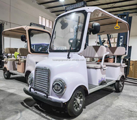 Voiturette de golf électrique 4 places pour visites touristiques, autonomie 60 km, pour transport de passagers dans les hôtels et complexes hôteliers, quadricycle électrique