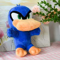 Fabricant OEM ODM de jouets en peluche personnalisés, peluche canard jaune de 20 cm, animal en peluche doux, personnage d'anime, cadeau, rembourrage en coton PP