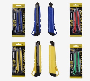 PEX 18mm carta da parati affilata coltello <span class=keywords><strong>HCS</strong></span> lama ufficio cancelleria Multi-colore ABS guscio di plastica taglierina taglierina - Product Image 5