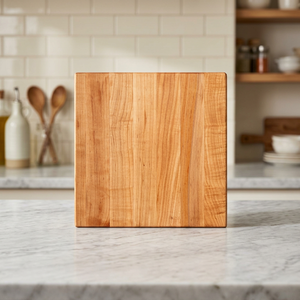 Planche à découper carrée en bois faite à la main par AWE Designer - Durable, écologique, légère pour comptoirs de cuisine - Prix en gros - Product Image 4
