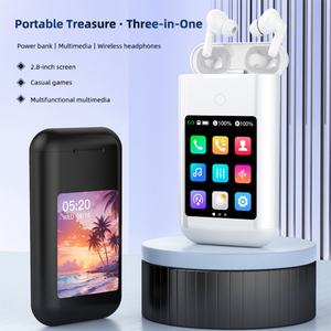 Banque d'alimentation populaire avec grand écran tactile, capacité de 8000 mAh, écouteurs sans fil multifonctionnels - Product Image 2
