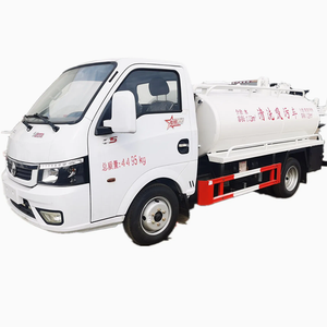 شاحنة شفط مياه الصرف الصحي الصغيرة سعة 2 طن مع خزان مياه نظيفة يدوي يعمل بالديزل - Product Image 3