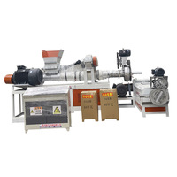 Pp Hdpe Ldpe Abs Pc Pa Ordures Nylon Ps Bouteille Coût de l'acide polylactique Recycler Déchets de granulés de plastique Faisant la machine