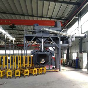 Mesin peledakan tembakan pipa baja dengan komponen inti untuk abrator produk Line-Engine Motor Gearbox pompa Deflashing Burnishing - Product Image 5