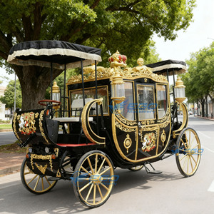 รถม้าไฟฟ้าดีไซน์ใหม่ปี 2026 สำหรับการเดินทางพิเศษ ท่องเที่ยว งานแต่งงาน รถม้าสั่งทำพิเศษ - Product Image 4