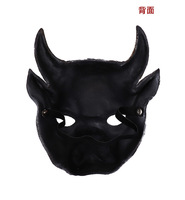 Masque de tête de vache réaliste 3D en mousse PU demi-visage pour performance de fête de carnaval de Pâques, modèle ENE18001