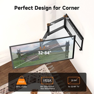 MA1079M 32&quot;-84&quot; 60kg Heavy Duty <strong>TV</strong> Wall Mount OEM ODM Full Motion <strong>TV</strong> Support VESA Mount Television Screen Holder Bracket - Product Image 6