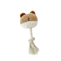 Nouveau jouet à mâcher et à grincer pour chiot, en coton noué, en forme d'écureuil, avec son, pour animaux de compagnie, importé de Corée
