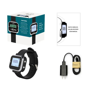 Thông minh không dây cổ tay Watch pager Hệ thống gọi điện thoại không dây máy nhắn tin nhận - Product Image 4