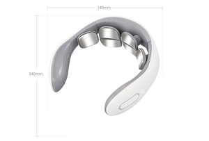 Appareil de massage musculaire enveloppant le cou, offre un massage des tissus pour soulager l'inconfort cervical et favoriser une sensation de confort au niveau du cou - Product Image 3