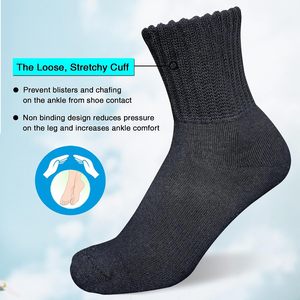 Breman Chaussettes thermiques pour femme, 4 paires, épaisses, rembourrées, antidérapantes, avec soutien de la voûte plantaire, douces, confortables, en tricot de spandex, à revers quotidien - Product Image 3