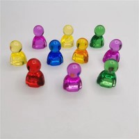 Peones Translúcidos Roly Ecológicos, Duraderos y Personalizables de Plástico para Juegos de Mesa a un Precio Más Económico