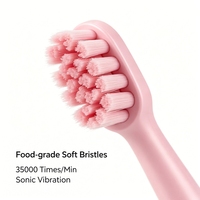 Brosse à dents électrique sonique avec logo personnalisé, pack combo pour soins bucco-dentaires, recharge USB, étanche, pour adultes, 3 modes et minuteur intelligent, 4 têtes