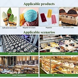 500kg/hr-2000kg/giờ nhà máy Kem <span class=keywords><strong>Magnum</strong></span> dây chuyền sản xuất kem phủ sô cô la Máy làm kem tự động CN; SHG - Product Image 6