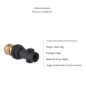 <span class=keywords><strong>Lavadora</strong></span> de coches de unión de enchufe rápido 1/4, pistola de agua en forma de abanico, mangueras de <span class=keywords><strong>goma</strong></span> de alta presión, accesorios para <span class=keywords><strong>lavadora</strong></span>, manguera de alta presión - Product Image 2