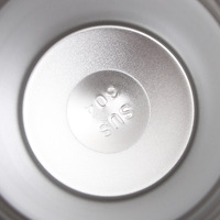 Mug isotherme en acier inoxydable 304 écologique de 350 ml/500 ml, gourde de voyage classique pour voiture avec couvercle à vis, flasque sous vide pour 12-24 personnes