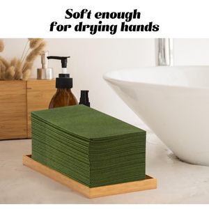 Sang Trọng Túi Gấp Giấy Dùng Một Lần Tùy Chỉnh Đám Cưới Khăn Ăn Mô Tùy Chỉnh Cocktail Khăn Ăn Cá Nhân Serviettes - Product Image 5