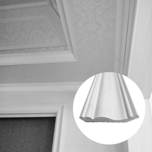 Phật sơn nhà máy trắng Top vương miện mouldings tường mặt tiền trang trí xốp tuyến tính PS gỗ Polystyrene cornice khuôn Trần - Product Image 3