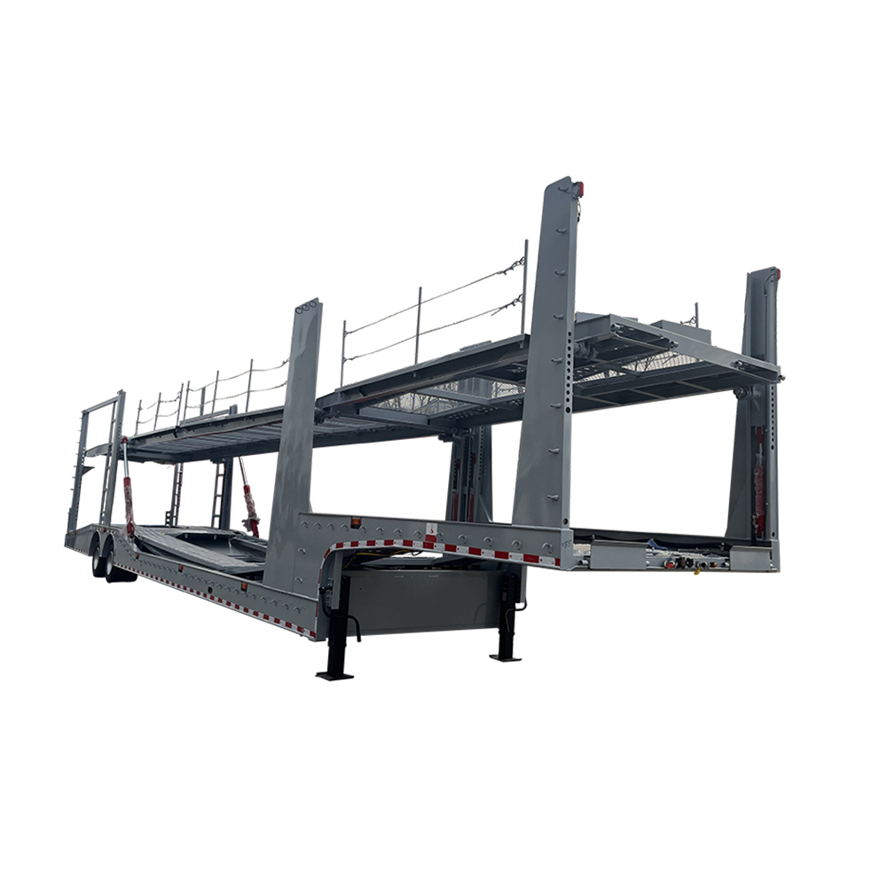 2 Axle 8 Car Carrier Truck Semi Trailer for Jeep Suv Auto Transport for Sale