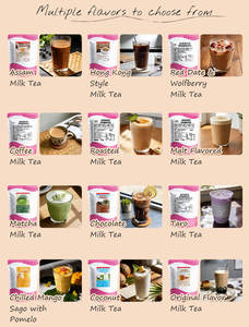 Charm Food - Polvo Instantáneo para Té de Burbujas con Sabor a Leche Tostada, en Bolsa Personalizable de 1 kg, para Mercados y Tiendas de Té con Leche - Product Image 3