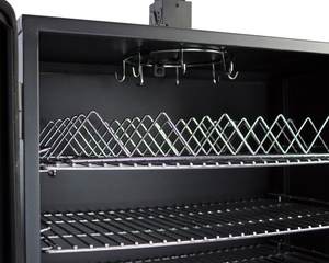 פרמיה חיצונית גריל רחב גוף אנכי מקוזז פחם עם גימור אבקת הצתה אוטומטית - Product Image 4