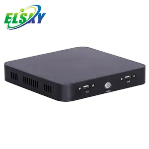 ELSKY Desktop Pc 6th Gen Skylake Quad Cores I3-6100 CPU DDR3 Dual H-DMI1 DP WIFI OS SATA MSATA Mini Pc Ubuntu