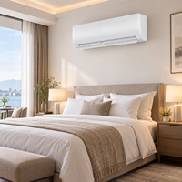 AC Split Dinding Komersial 1800btu Bersertifikat CE CB Pendinginan Cepat Pemanasan Hemat Energi